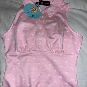 Cider X Polly Pocket Send a Postcard Polo Tann